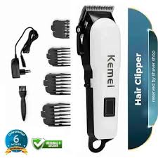 Kemei Km-809A Digital Rechargeable Electric Hair Cut Trimmer